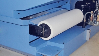 Convogliatore trucioli tramite filtro a carta per Bumotec S128